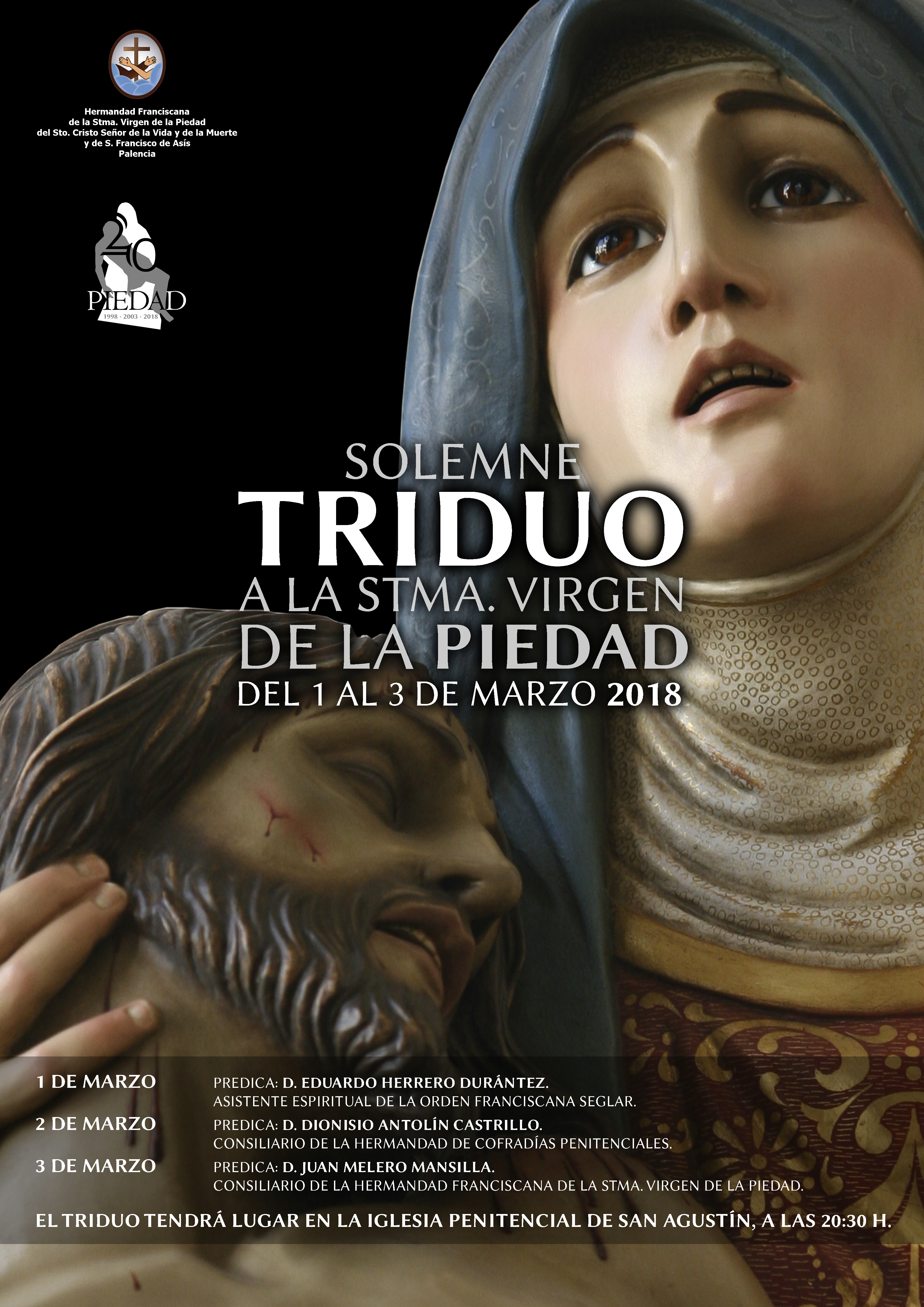 Portada de 2018 Triduo Piedad